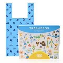 100pcs Leak Proof Diaper Garbage Bags with Aromatherapy