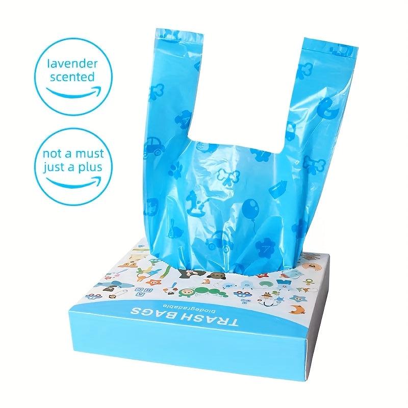 100pcs Leak Proof Diaper Garbage Bags with Aromatherapy