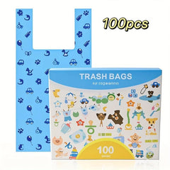 100pcs Leak Proof Diaper Garbage Bags with Aromatherapy