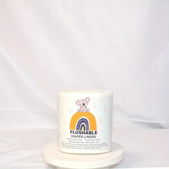 100 Bamboo Rayon Cloth Diaper Liners Flushable & Biodegradable