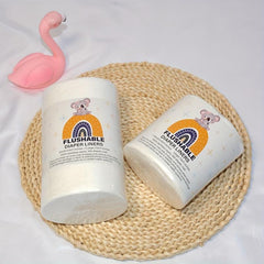 100 Bamboo Rayon Cloth Diaper Liners Flushable & Biodegradable