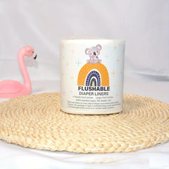 100 Bamboo Rayon Cloth Diaper Liners Flushable & Biodegradable