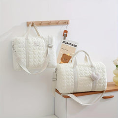 Quilted Heart Large Capacity Diaper Bag for Strollers