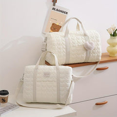 Quilted Heart Large Capacity Diaper Bag for Strollers