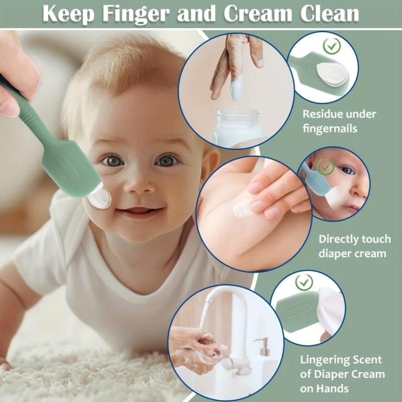 2pcs Baby Diaper Cream Spatula Applicator