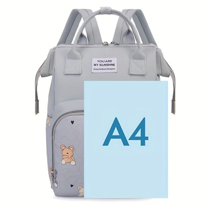 Stylish Portable Diaper Bag with Pockets