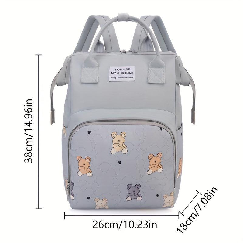 Stylish Portable Diaper Bag with Pockets
