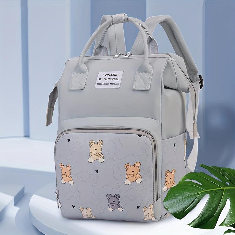 Stylish Portable Diaper Bag with Pockets