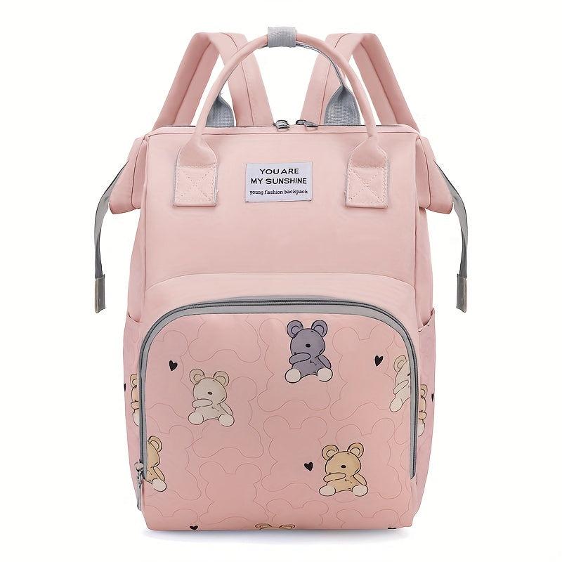 Stylish Portable Diaper Bag with Pockets
