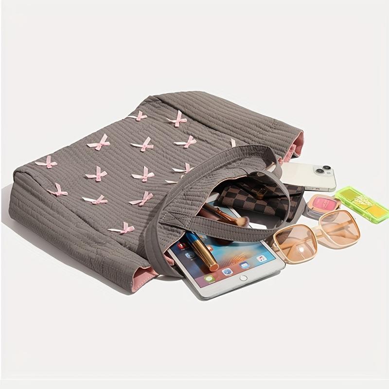 Diaper Bag Ribbon Tote Nylon School Bag