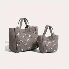 Diaper Bag Ribbon Tote Nylon School Bag