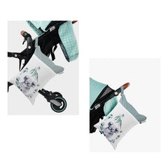 2pcs Large Diaper Wet Dry Storage Bags 30x40cm Double Zipper Printed