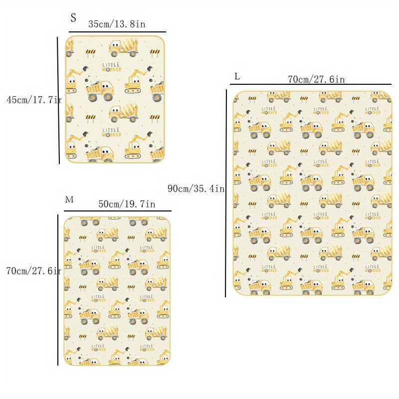 Washable Diaper Pads, Reusable Training Mats - Boys/Girls