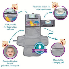 Waterproof Diaper Changing Mat - Ideal for Outings
