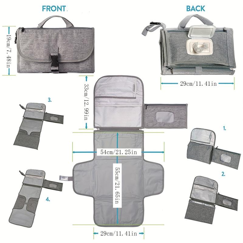 Waterproof Diaper Changing Mat - Ideal for Outings