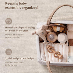 Large Capacity Earthy Rainbow Diaper & Bottle Storage Bag