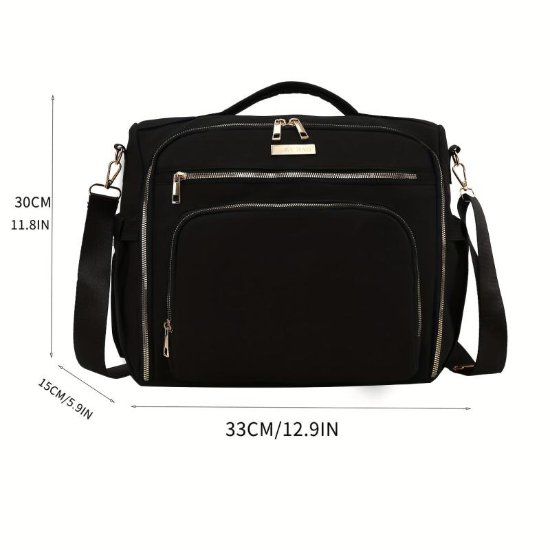 Spacious Diaper Bag Satchel for Moms - Beige