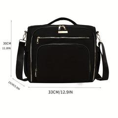 Spacious Diaper Bag Satchel for Moms - Beige
