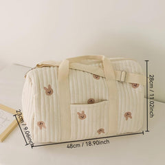 Bear Boston XL Mommy Tote Bag with Shoulder Strap