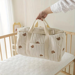 Bear Boston XL Mommy Tote Bag with Shoulder Strap
