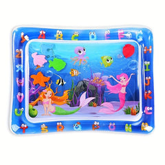 Inflatable Water Mat for Tummy Time Outdoor Play & Sensory Development