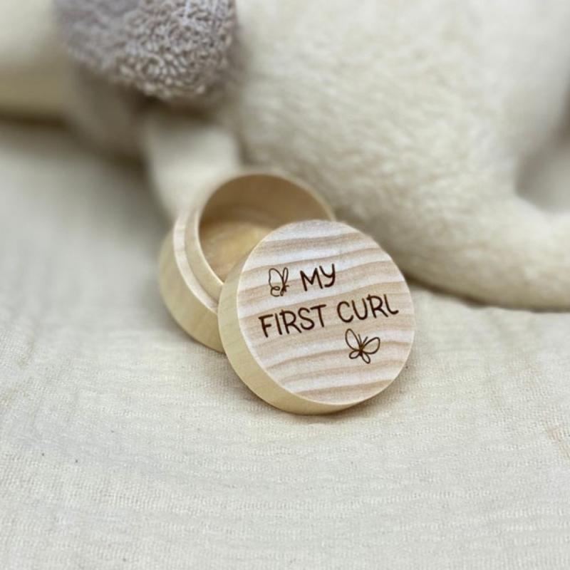 Personalized Baby Keepsake Box with Butterfly Ornament