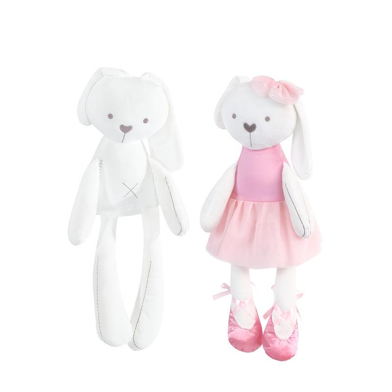 Soft Plush Grasping Toys with Rabbits & Elephants - Cute
