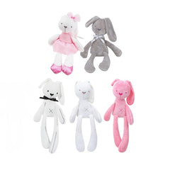 Soft Plush Grasping Toys with Rabbits & Elephants - Cute