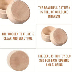 Personalized Wooden Keepsake Boxes Set for Baby's Firsts