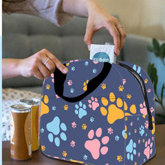 Anime Themed Insulated Lunch Handbag for Work Picnic Travel