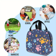 Anime Themed Insulated Lunch Handbag for Work Picnic Travel