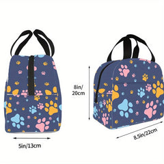 Anime Themed Insulated Lunch Handbag for Work Picnic Travel