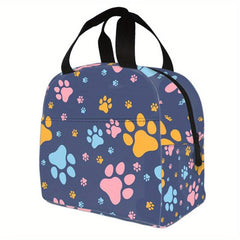 Anime Themed Insulated Lunch Handbag for Work Picnic Travel