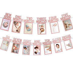 13pcs 1st Birthday Photo Album Keepsake & Decor