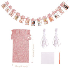 13pcs 1st Birthday Photo Album Keepsake & Decor