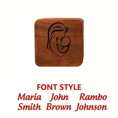 Custom Wooden Keepsake Box for Umbilical Cord and Hair