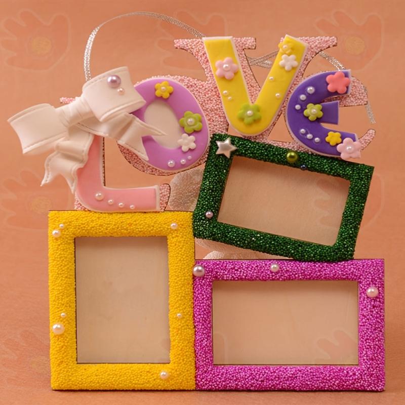 Wooden Love Photo Frame Family Picture Display Art Decor