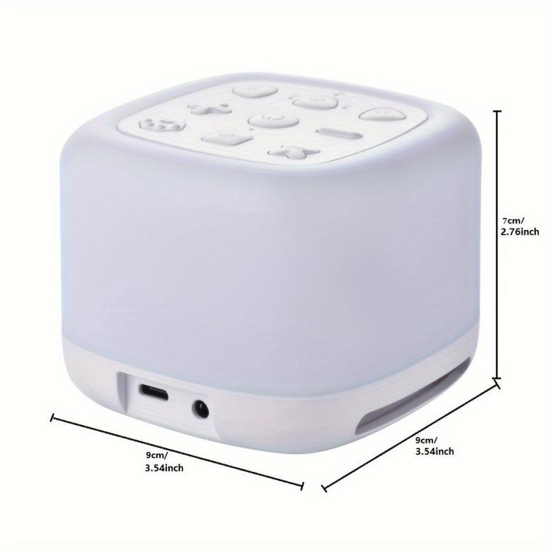 Portable Noise Sleep Machine & Speaker 40 Sounds RGB Night Light