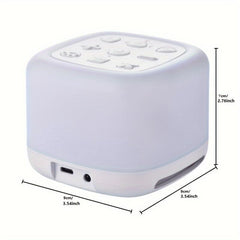 Portable Noise Sleep Machine & Speaker 40 Sounds RGB Night Light