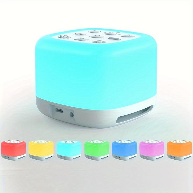 Portable Noise Sleep Machine & Speaker 40 Sounds RGB Night Light