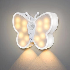 Butterfly Motion Sensor Night Light USB Rechargeable Indoor