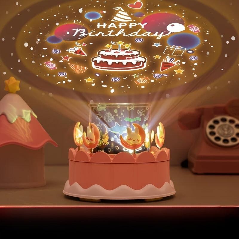 Galaxy Star Projector Nightlight Dimmable Lamp for Princess Room