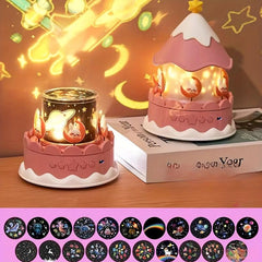 Galaxy Star Projector Nightlight Dimmable Lamp for Princess Room