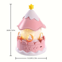 Galaxy Star Projector Nightlight Dimmable Lamp for Princess Room