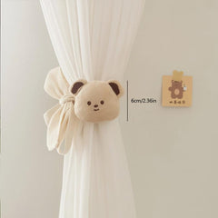 Dearchuu Bear & Rabbit Curtain Tiebacks for Kids Room Decor