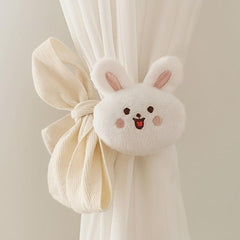 Dearchuu Bear & Rabbit Curtain Tiebacks for Kids Room Decor