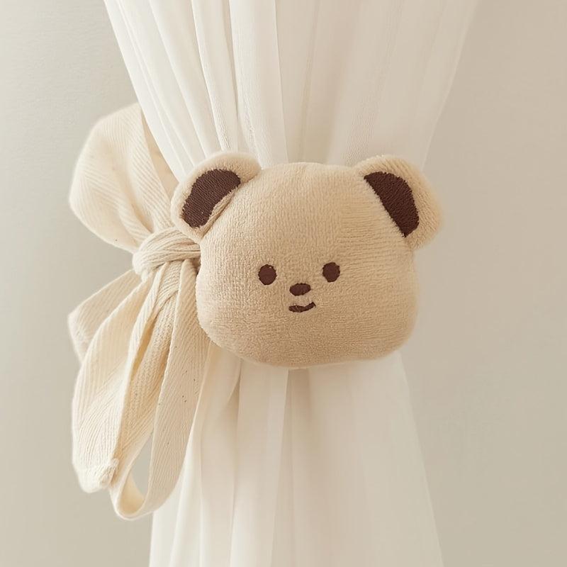 Dearchuu Bear & Rabbit Curtain Tiebacks for Kids Room Decor