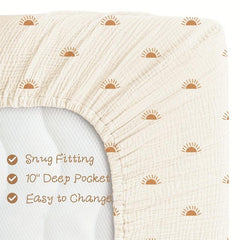 Baby Changing Pad Cover Printed Crib Care Table Changing Cover