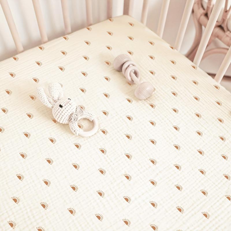 Baby Changing Pad Cover Printed Crib Care Table Changing Cover