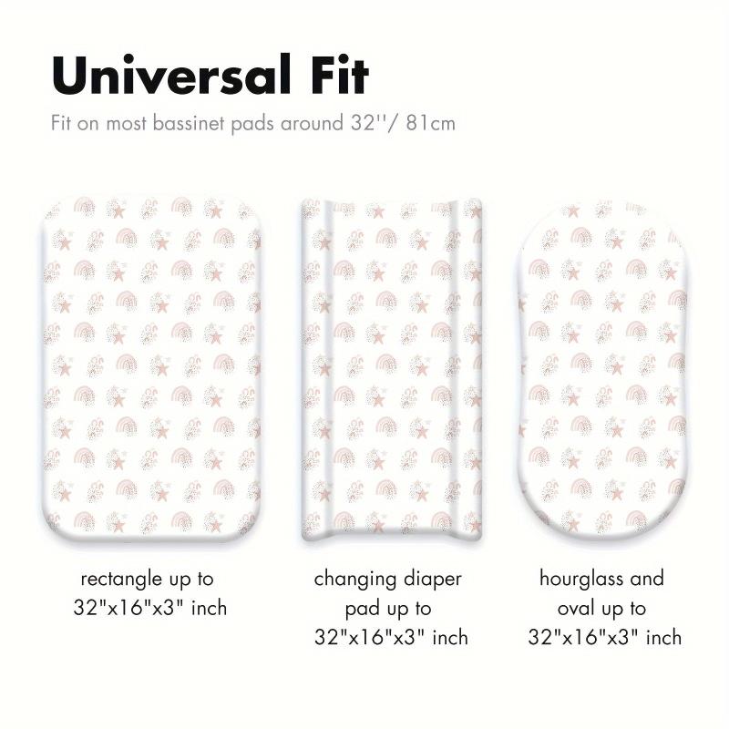 4pcs Animal Print Bassinet Sheets Ultra Soft Breathable Microfiber